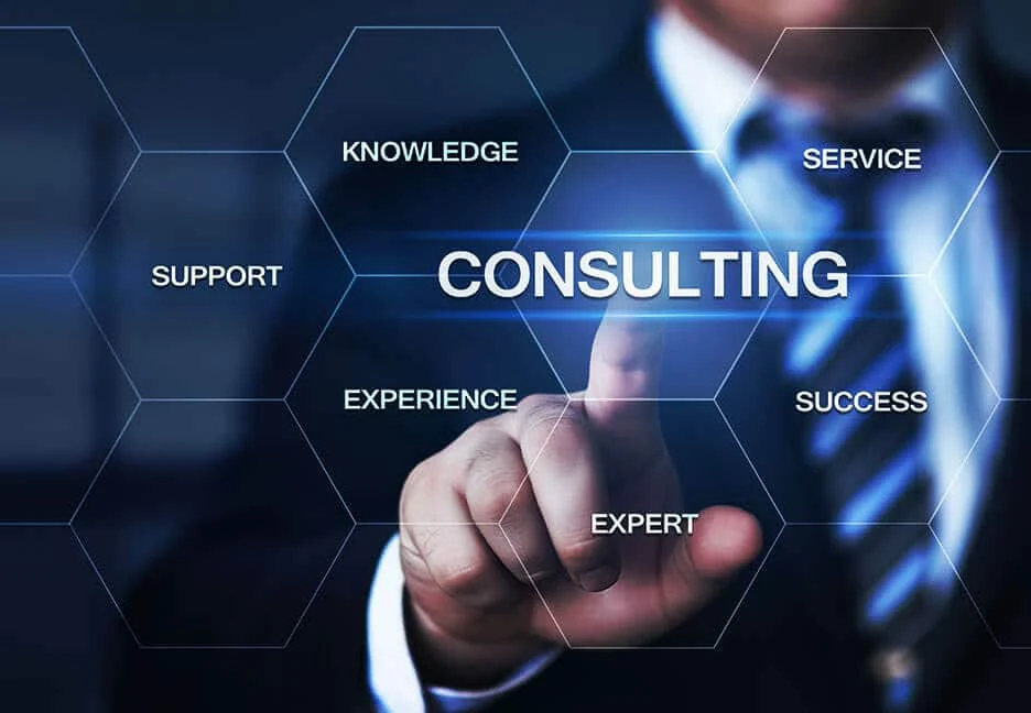 Professional business consultant advising American expat entrepreneur on company structure options, Thai BOI regulations, and cross-border corporate services in Thailand